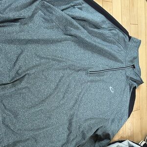 Asics Men's Performance Jacket in Gray and Black